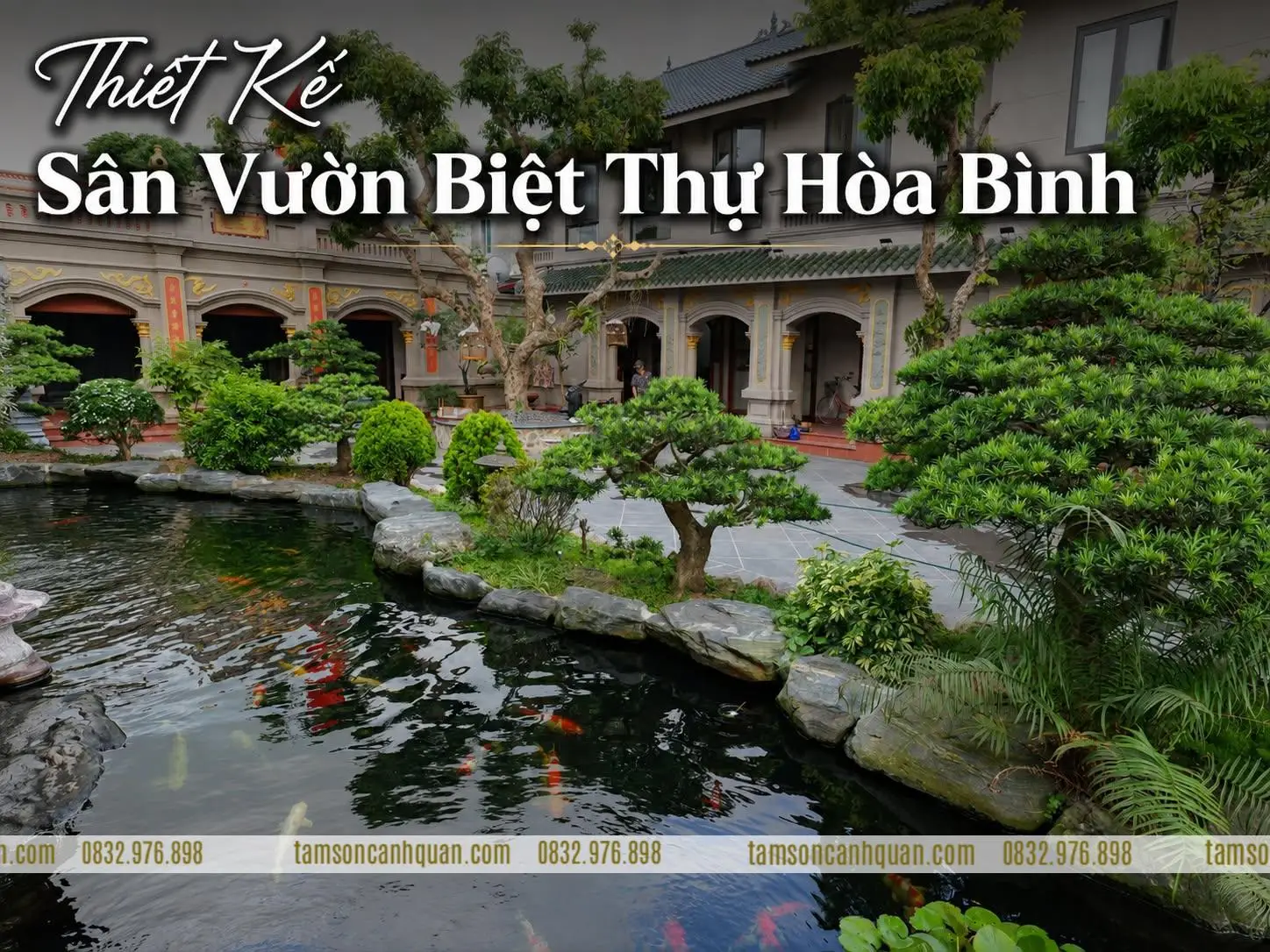 Thiết Kế Sân Vườn Biệt Thự Hòa Bình