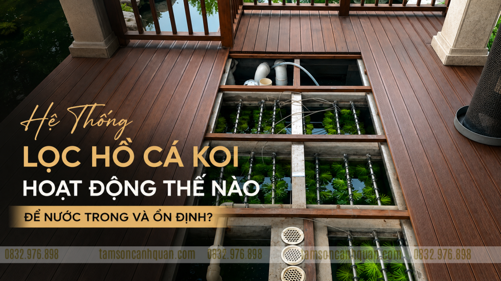 hệ thống lọc hồ cá koi