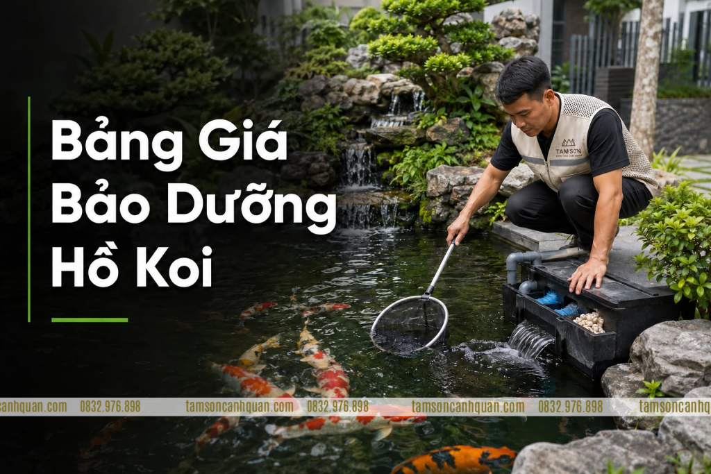 bang gia bao duong ho koi