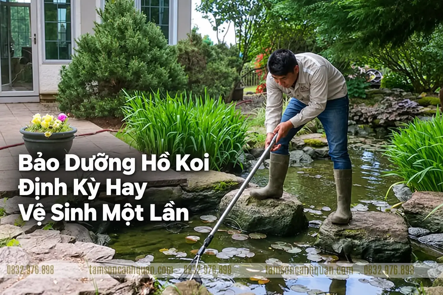 Bảo Dưỡng Hồ Koi Định Kỳ Hay Vệ Sinh Một Lần: Phương Án Nào Phù Hợp?