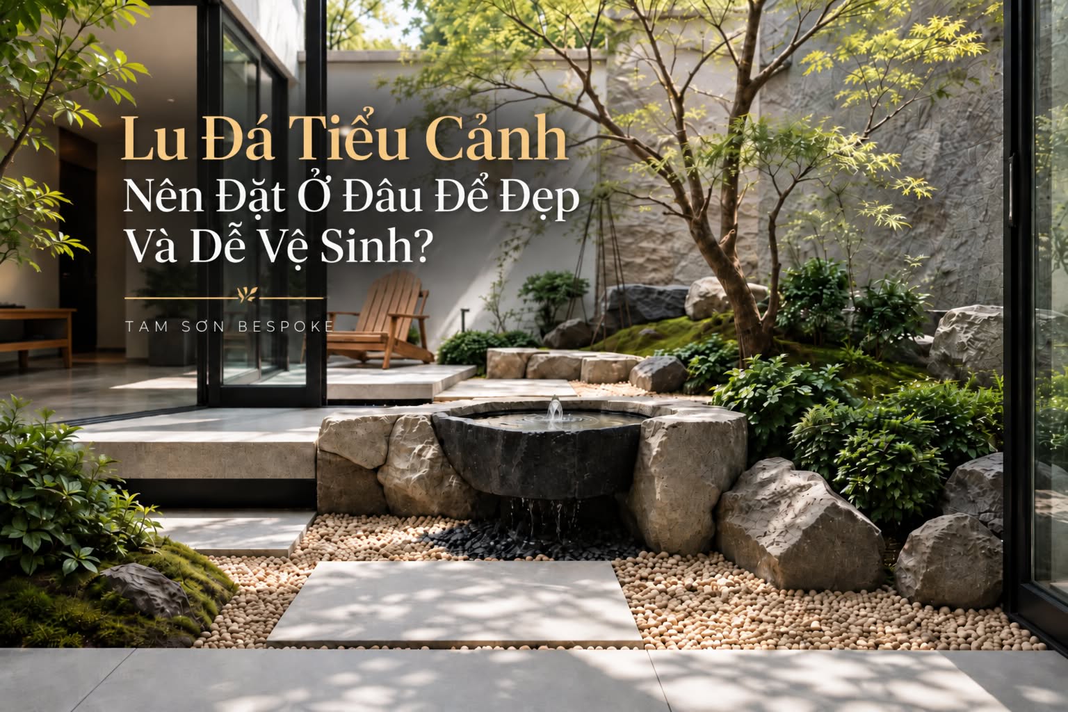 Lu Đá Tiểu Cảnh Nên Đặt Ở Đâu Để Đẹp Và Dễ Vệ Sinh?
