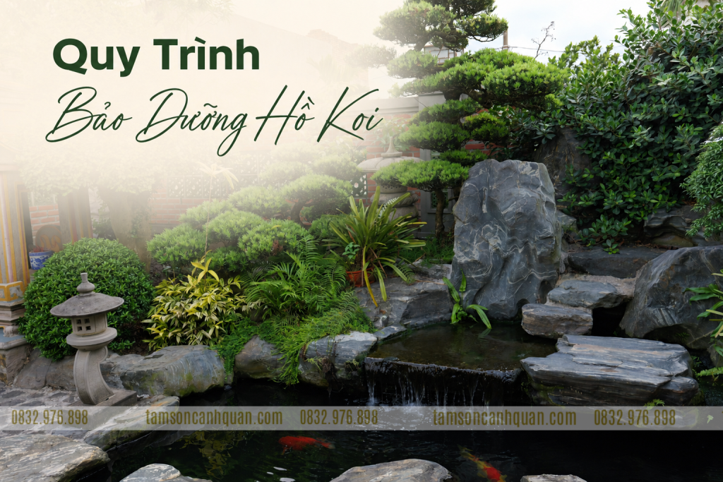 quy trinh bao duong ho koi