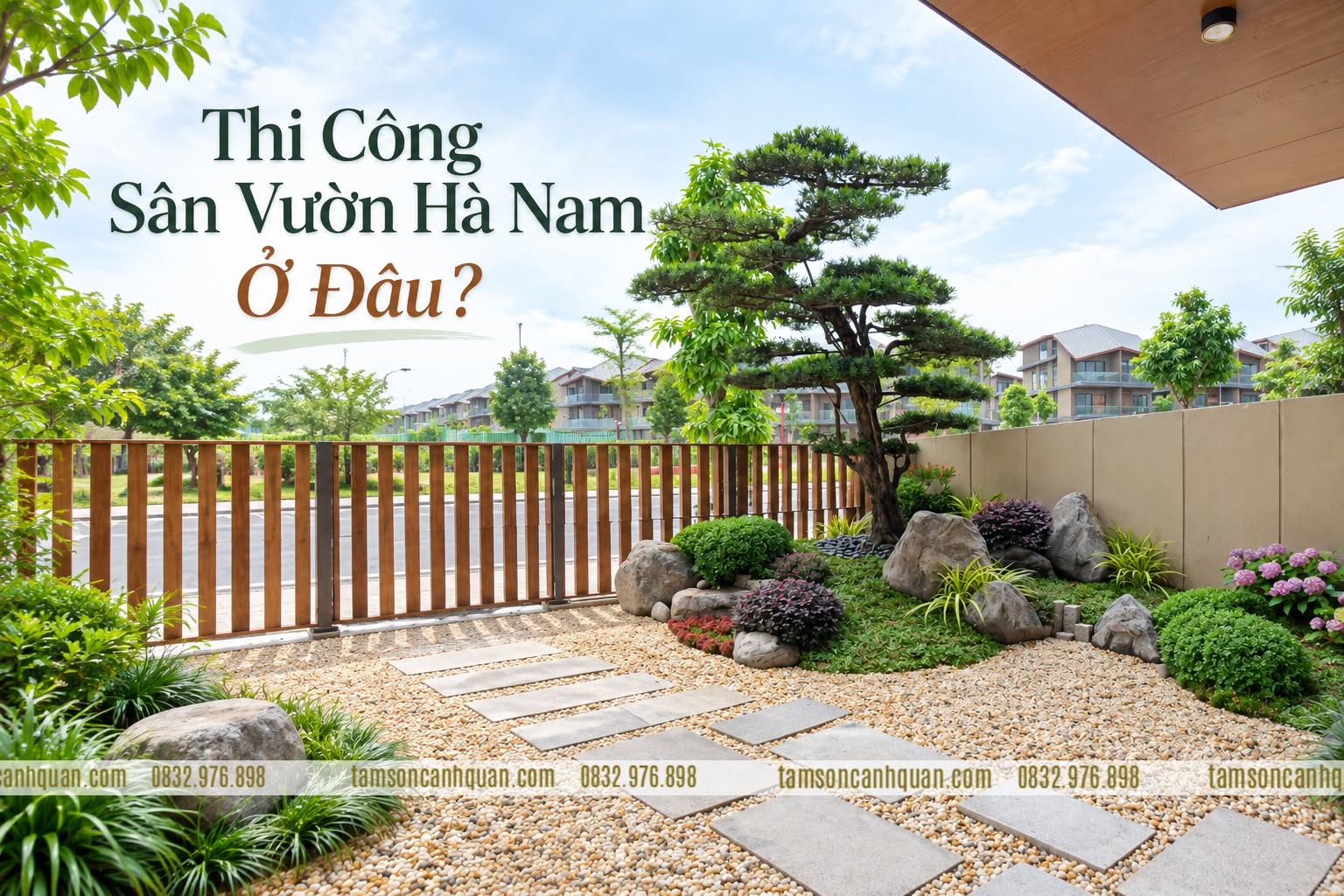 thi công sân vườn Hà Nam